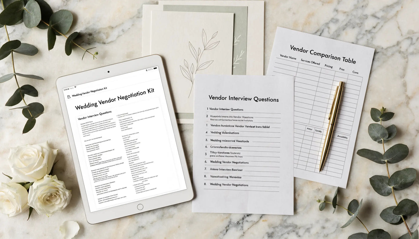 Vendor Vetting Kit — Interview Scripts, Red-Flag Radar & Negotiation Templates
